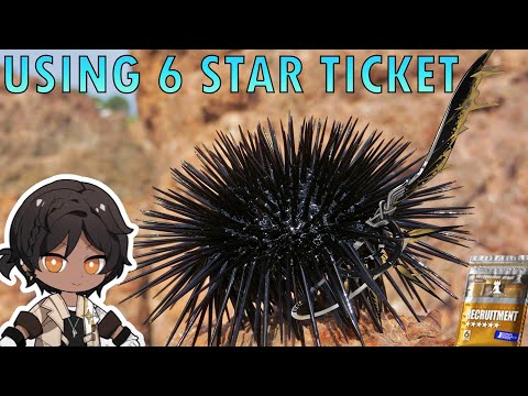 Using the 6 Star Selector Ticket (feat. DEADLY Sea Urchin) Under Tides | Arknights
