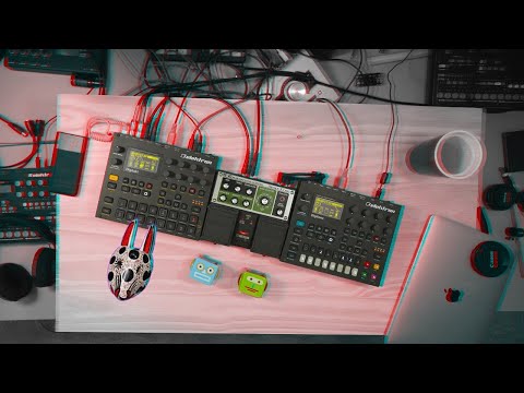 Elektron Digitakt/Digitone Space Echo RE 20 //Improv Session #1 No talking