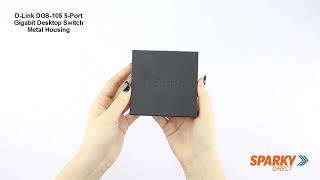 Video thumbnail for D Link DGS 105 | 5 Port Gigabit Desktop Switch | Metal Housing by Sparky Direct