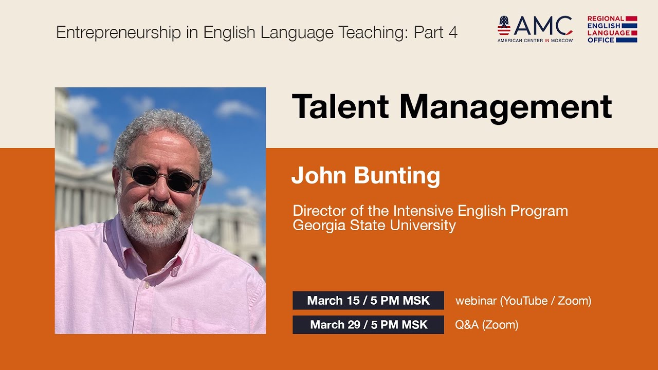 Talent Management: Entrepreneurship in English Language Teaching Series