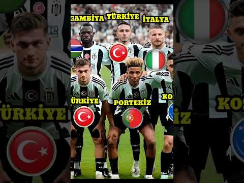 2024 BEŞİKTAŞ (BJK 4-2 ANT)🖤🤍 Kadrosu Nereli #shorts #football #beşiktaş