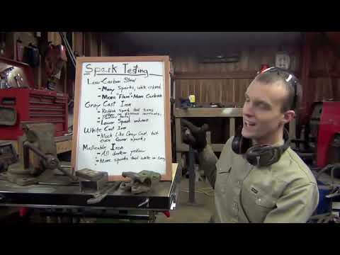 SPARK TESTING 101: HOW YOU CAN IDENTIFY METAL WITH ONLY A CHEAP ANGLE GRINDER - Free welding lesson!