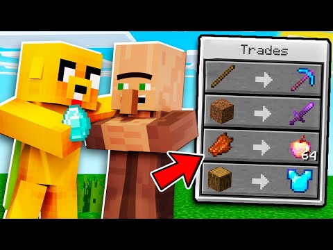 I pass MINECRAFT but the VILLAGERS are SUPER OP!!  😱💎 MIKECRACK MINECRAFT BUT #8