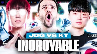 LA STRAT CORÉENNE POUR BATTRE LES FAVORIS JDG ??🏆JDG vs KT🏆(SONT-ILS INVULNERABLES ? GAME 1/2)