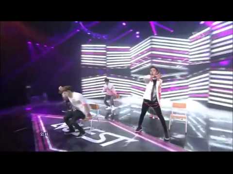 [FULL HD] Nu'est im sorry+face(hot debut)_sbs inkigayo