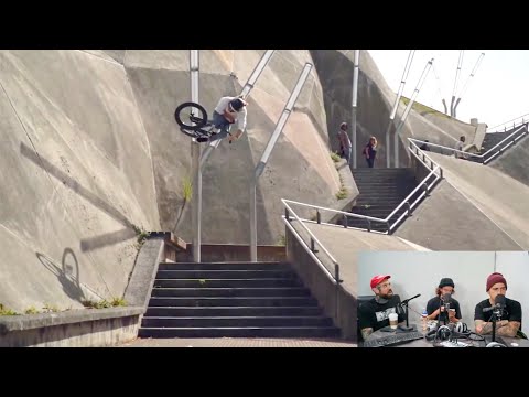 ADAM22, NATE RICHTER and BRANDON BEGIN REVIEW THIS WEEK'S BMX VIDEOS *XGAMES REAL STREET*