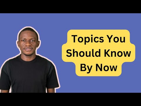 JAMB CHEMISTRY 2025: My Advice on TOPICS You Should Know by Now