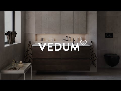 Vedum Kök & Bad - NYHET! Ett lugnt och harmoniskt badrum med varma naturtoner och exklusiv känsla