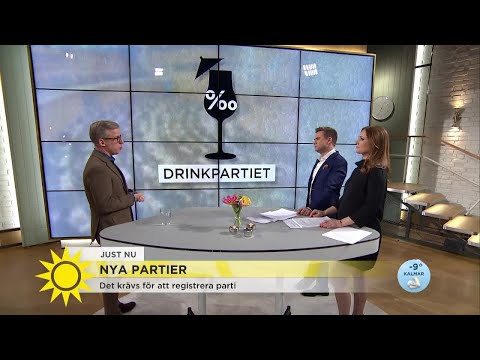 Det krävs för att registrera ett parti inför valet 2018 - Nyhetsmorgon (TV4)