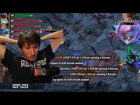 Dendi Reaction when he saw Faith Bian razor was too OP