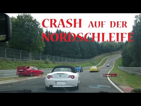 Crash auf der Nordschleife 11.09.2016 OnBoard: Alfa Romeo 147 JTDM