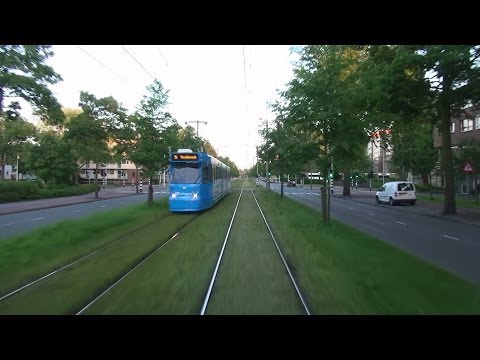 HTM tramlijn 16 Wateringen - Centraal Station - Wateringen via Waldorpstraat/Station HS | GTL8 3026