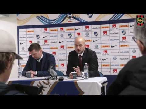 Presskonferens efter IFK Norrköping borta