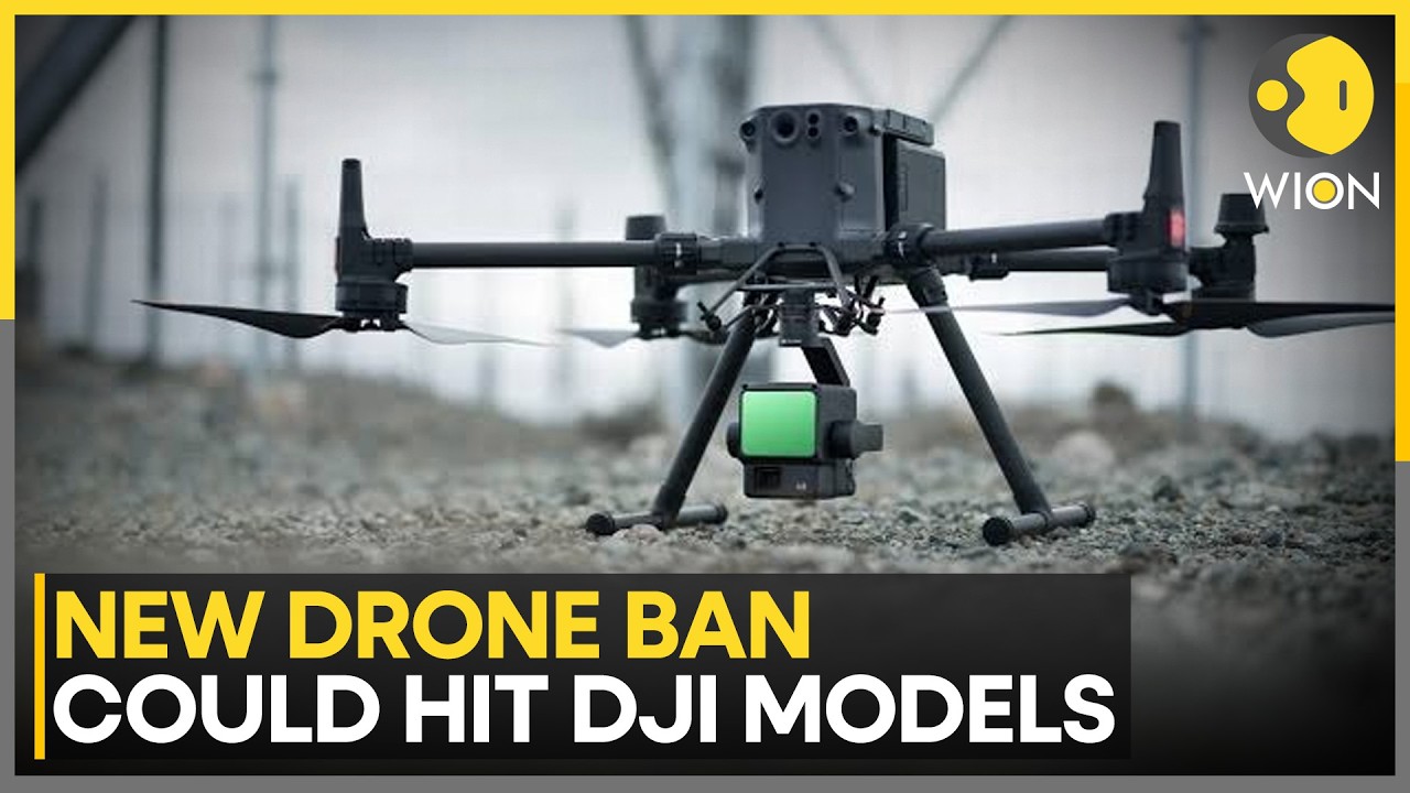 US Moves To Ban Lidar-Based Foreign Drones | WION News
