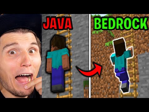 Paluten REACTS to DIFFERENCES between JAVA vs. Minecraft BEDROCK