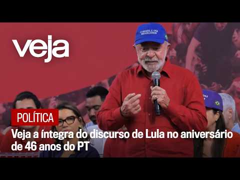 See the full text of Lula's speech at the PT's 46th anniversary.
