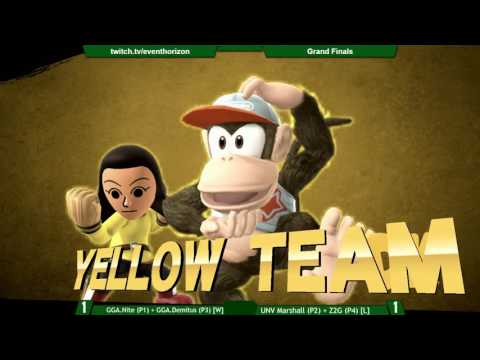 Construct 56   GGA Nite + GGA Demitus vs UNV MArshall + Z2G   Smash 4 Doubles GF