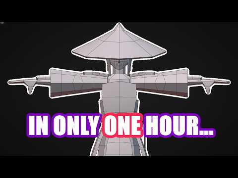 EASIEST LOW POLY CHARACTER MODELING IN BLENDER