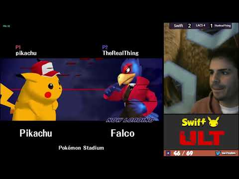 LACS 4 - Swift (Pikachu) vs TheRealThing (Falco) - Top 64 LR1