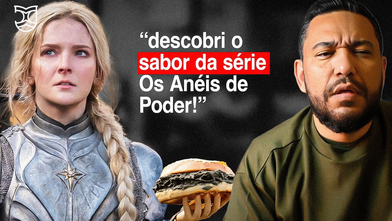 Usei literalmente a técnica sanduíche com Os Anéis de Poder