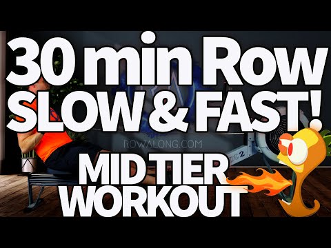 30 Minute Rowing Workout - Build Technique AND Speed Together | RowAlong