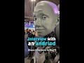 Do androids believe in God? Watch our interview with Ameca, a humanoid #robot at   #CES2022 #Shorts
