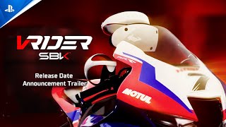 VRider SBK - Release Date Announcement Trailer | PS VR2 Trailer