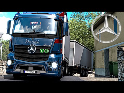 ETS2 LANGSTRECKE ▷ Mercedes Antos 2012 Tandem [#1523] EURO TRUCK SIMULATOR 2