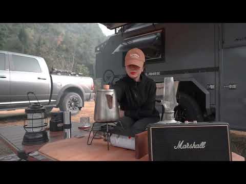 Njstar RV hybrid camping trailer