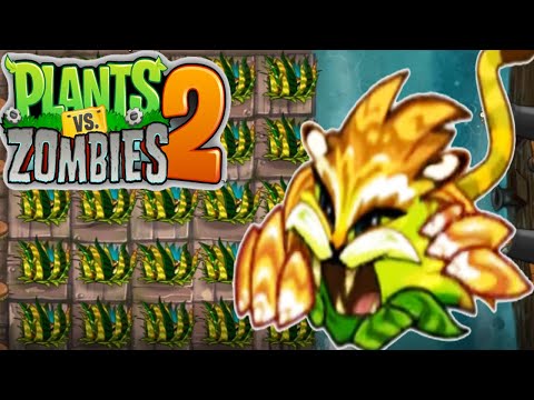 TIGER GRASS! New Plant Is Here! - Plants vs. Zombies 2 - Gameplay Walkthrough HD