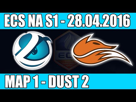 Luminosity vs Echo Fox | Map 1 (Dust 2) ECS NA Season 1 2016 CS:GO Week 3 (28.04.2016)