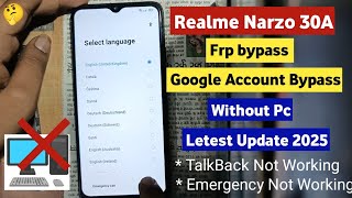 Download lagu Realme Narzo 30A (RMX3171) Frp Bypass Without Pc | Realme Narzo 30A Google Account Bypass | RMX3171 mp3