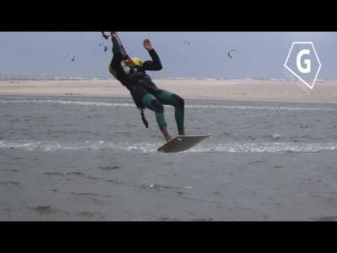 Gilion Fluid kiteboarding at Slufter