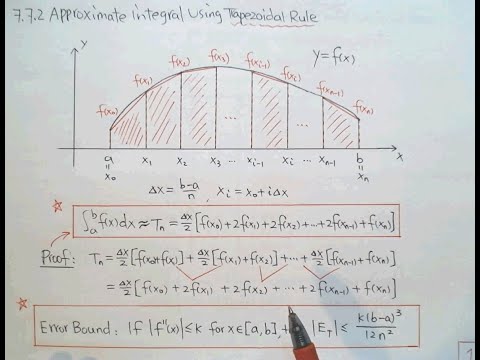 7.7.2 Approximate Integral Using Trapezoidal Rule