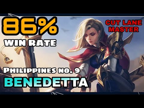 86% Win Rate Benedetta Top 9 Global Aggressive Plays - Philippines No. 9 Benedetta