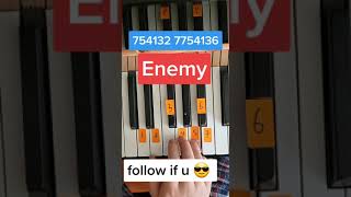 Enemy - Imagine Dragons Piano Tutorial