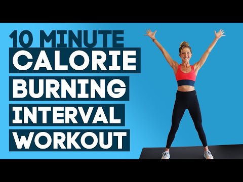 10 Min Calorie Burning Interval Workout (NO EQUIPMENT + NO JUMPING!)