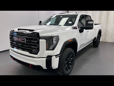 2026 GMC Sierra 3500HD 4WD Crew Cab Standard Box AT4 in White for sale at Davis GMC Buick Lethbridge in Lethbridge, AB
