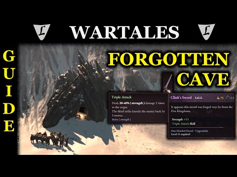 WARTALES - Guide || Hidden Secret - UNIQUE Sword - Forgotten Cave
