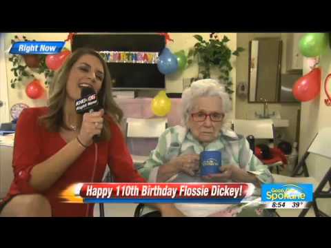 Interview with 110 Year Old Woman, Flossie Dickey