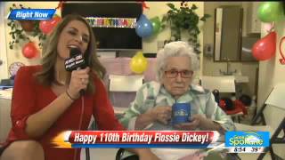 Interview with 110 Year Old Woman, Flossie Dickey