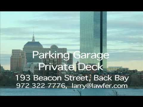 Deeded Parking, Private Deck 193 Beacon Street, Boston MA 02116
