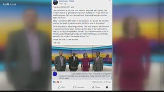 News anchor Allie Corey responds to viewer comment about pregnancy