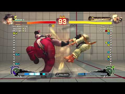 SSF4-AE: FAX-MAKOTOAE [Makoto] vs max777cate [Rufus]