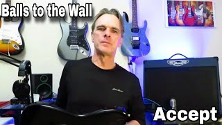 How to Play BALLS TO THE WALL (with solo!) - Accept. Guitar Lesson / Tutorial / Walkthrough.