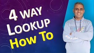 Download the video "EXCEL - 4 WAY LOOKUP in Excel"