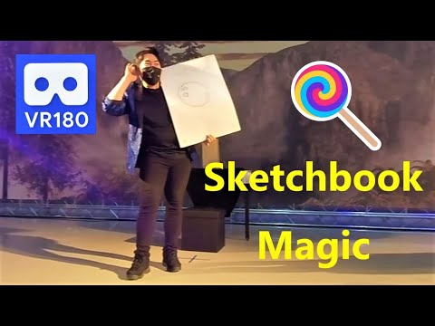 3D 180VR 4K Sketchbook Magic 😜😜 Bowling Ball from Sketchbook