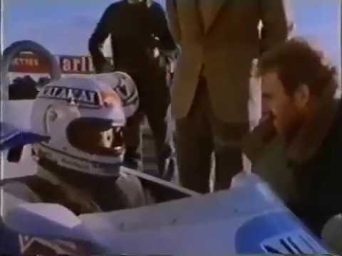 Prueba de un Williams F1 sin suspensiones en 1980