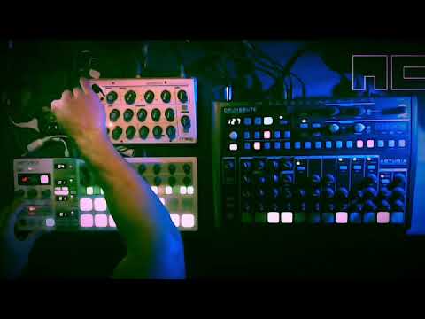 Moog Minitaur + Arturia Beatstep Pro & Drum brute