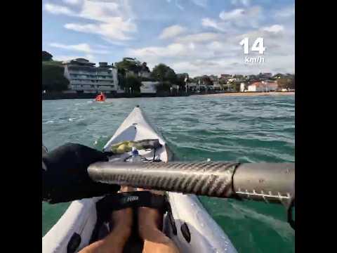Catching some waves #surfski #paddlers #kayaking #newzealand